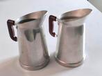 2 vintage aluminium kannetjes, Verzamelen, Retro, Ophalen of Verzenden