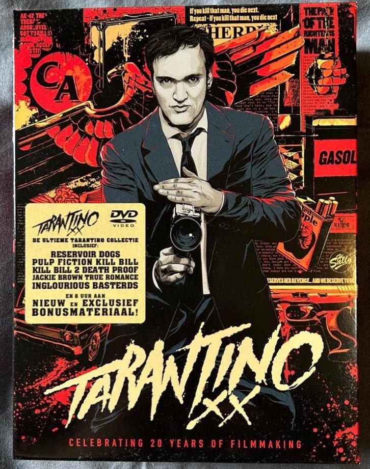 Quentin Tarantino Collection BOX DVD - uniek, CD & DVD, DVD | Action, Coffret, Enlèvement ou Envoi