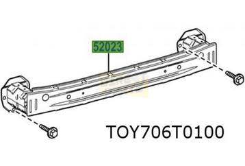 Toyota RAV4 (1/19-) achterbumperbalk (traverse) Origineel! 5
