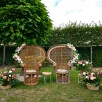 Peacock chair, in riet. Jaren 50/60., Enlèvement