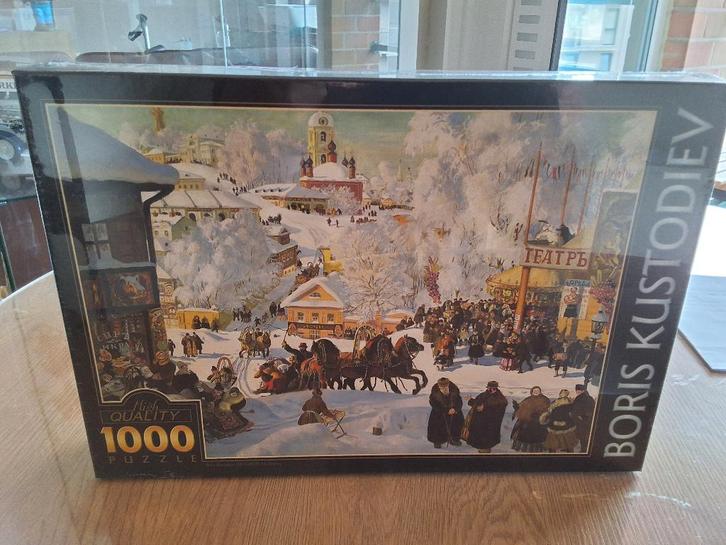 Puzzle de 1000 pièces Boris Kustodiev, Hobby & Loisirs créatifs, Sport cérébral & Puzzles, Neuf, Puzzle, 500 à 1500 pièces, Enlèvement ou Envoi