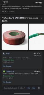 Câble gainer 3G 2,5 neuve jamais servi, Doe-het-zelf en Bouw, Elektriciteit en Kabels, Ophalen, Zo goed als nieuw, Kabel of Snoer
