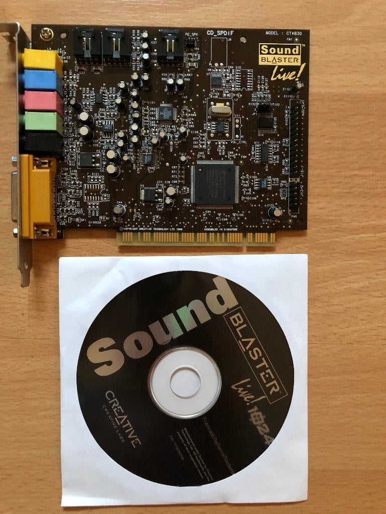 Creative Labs Sound Blaster Live! 1024 (CT4830) (NIEUW), Computers en Software, Geluidskaarten, Nieuw, Intern, Ophalen