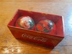 2 boules de Noël - Coca-Cola, Comme neuf, Enlèvement