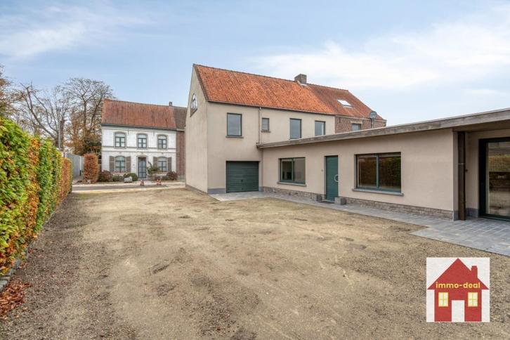 PRACHTIGE WOONST MET LOODS OP 1420 M² TE KRUISEM, Immo, Huizen en Appartementen te koop, Provincie Oost-Vlaanderen