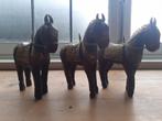 Oude houten Indische paardjes., Antiek en Kunst, Ophalen of Verzenden
