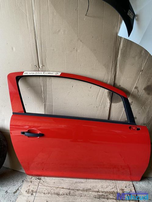 OPEL CORSA D ROOD Z547 Rechter rechts deur portier, Auto-onderdelen, Carrosserie, Deur, Opel, Gebruikt