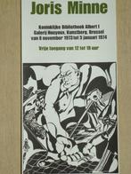 '73 Joris Minne exposition affiche, gravures sur bois lino's, Antiquités & Art, Envoi