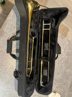 Vintage custom trombone Elkhart (USA), Muziek en Instrumenten, Blaasinstrumenten | Trombones, Ophalen, Gebruikt, Tenor, Met koffer