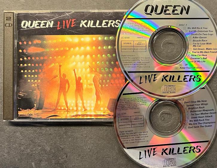 QUEEN - Live killers ( 2CD; Digital master series), Cd's en Dvd's, Cd's | Rock, Zo goed als nieuw, Poprock, Verzenden