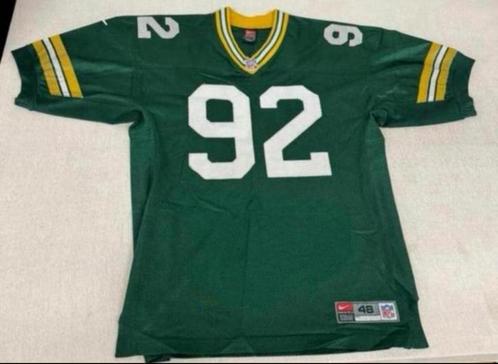 Authentic Reggie White Jersey Green Bay Packers Jersey 52, Verzamelen, Sportartikelen en Voetbal, Zo goed als nieuw, Shirt, Ophalen of Verzenden