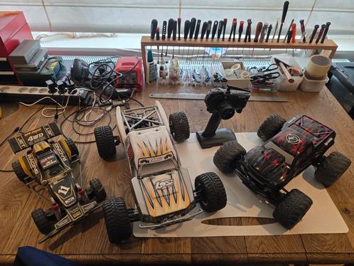 Lot rc auto´s Losi Hpi Taiyo, Hobby en Vrije tijd, Modelbouw | Radiografisch | Auto's, Gebruikt, Ophalen of Verzenden