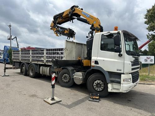 DAF CF 85.360 8x2 + KRAN (25m!) EFFER 305 6S + JIB 4S + ROTA, Auto's, Vrachtwagens, Bedrijf, ABS, Elektrische buitenspiegels, Elektrische ramen