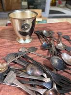 Lot Expo 58 bestek + beker, Verzamelen, Overige Verzamelen, Ophalen, Gebruikt