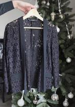 Zwarte kanten blazer van Zara, Ophalen of Verzenden, Zo goed als nieuw, Maat 38/40 (M)