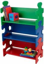 KidKraft Kinder boekenkast puzzel meerkleurig 62, 7x29, 5x97, Kinderen en Baby's, Zo goed als nieuw, Minder dan 50 cm, Ophalen