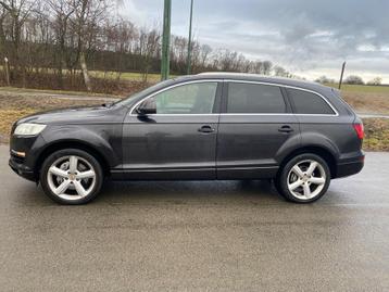 Audi Q7 3.0TDI Look Sline Auto Mod 2007 GPS JA20 Ctok, Auto's, Audi, Automaat, Zwart, Bruin, USB