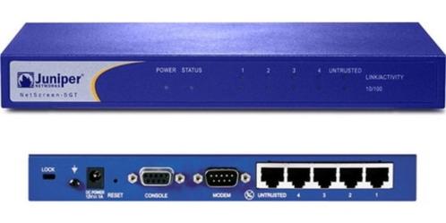 Juniper NetScreen 5GT Plus firewall, Computers en Software, Netwerk switches, Refurbished, Ophalen of Verzenden