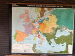 Vintage schoolkaart Europa in 1740- Absolutisme, Ophalen, Aardrijkskunde