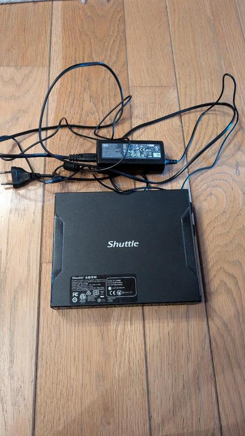 Shuttle mini PC DS68U met power adapter, Computers en Software, Desktop Pc's, Gebruikt, Minder dan 2 Ghz, HDD, SSD, Minder dan 4 GB