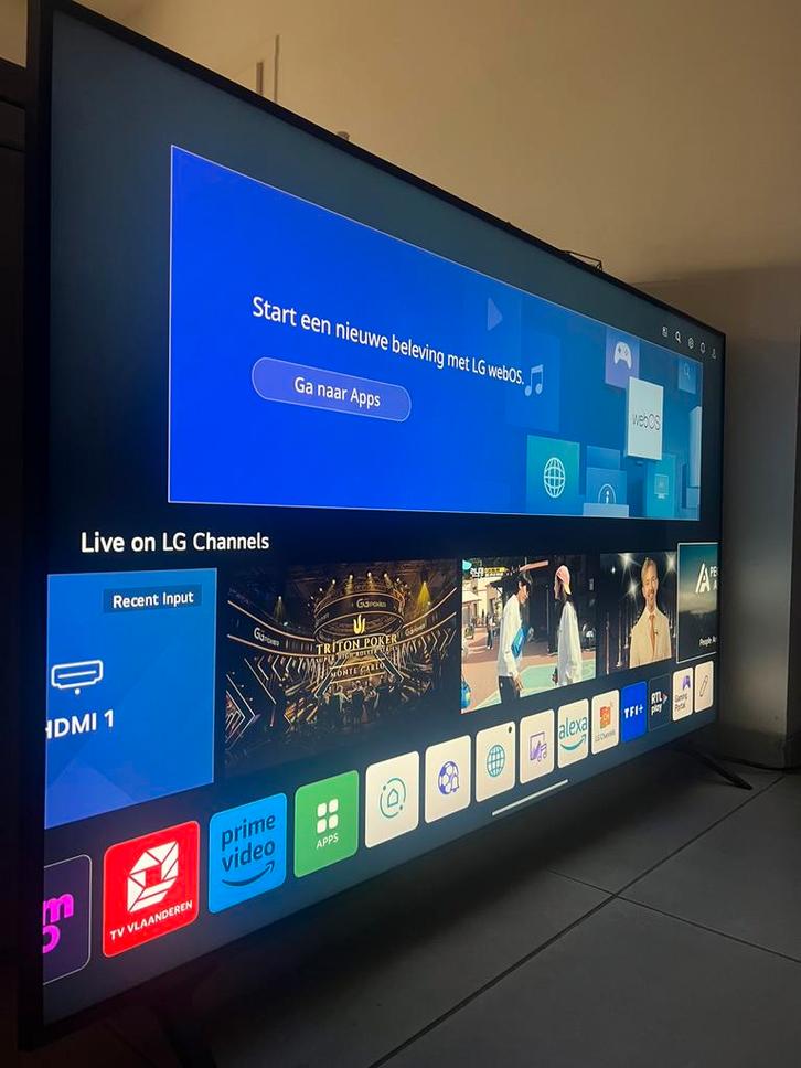 LG 65inch 4k Ultra HD Smart Tv met magic controller, Audio, Tv en Foto, Televisies, Zo goed als nieuw, 4k (UHD), LG, Smart TV