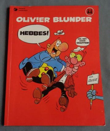 OLIVIER BLUNDER 21 Hebbes D/1982/2377/254 1982 stripalbum st