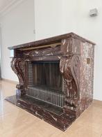 Authentieke marmeren open haard in uitstekende staat, Ophalen, Gebruikt, Inbouwhaard, Overige soorten