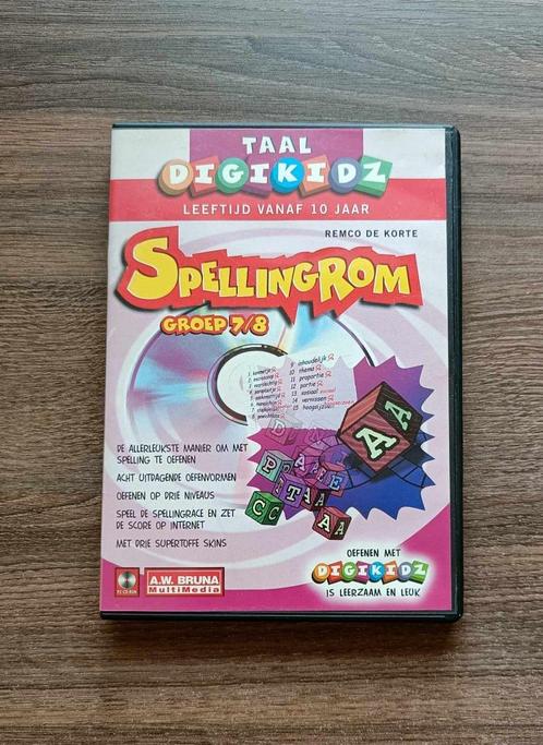 CD-ROM - Digikidz - Taal - Spellingrom - Groep 7/8 - €5, Consoles de jeu & Jeux vidéo, Jeux | PC, Utilisé, Puzzle et Éducatif