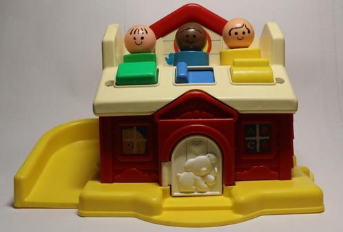 Vintage Fisher-Price Discovery School, Kinderen en Baby's, Speelgoed | Fisher-Price, Gebruikt, Speelset, Met geluid, Ophalen