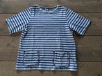 PETIT BATEAU, wit/blauw gestreepte t-shirt 152, Kinderen en Baby's, Kinderkleding | Maat 152, Ophalen of Verzenden, Petit Bateau