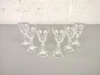 6 Val Saint Lambert Lalaing borrelglaasjes, Antiek en Kunst, Ophalen of Verzenden