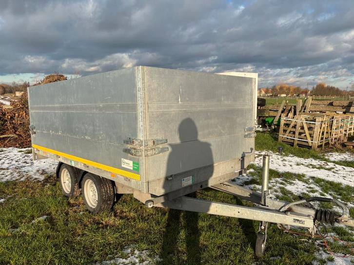 Eduard aanhangwagen kipper, Autos : Divers, Remorques, Comme neuf, Enlèvement ou Envoi