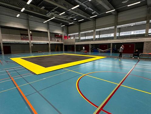 Tatami 100x100x4 en 1 dag gebruikt op vechtsportgala ADCC, Sport en Fitness, Vechtsporten en Zelfverdediging, Zo goed als nieuw