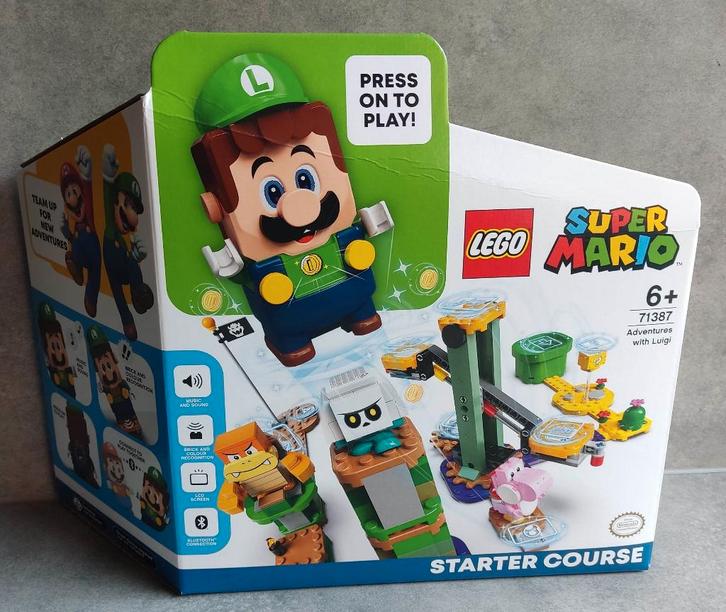 lego super mario 71387 avonturen met luigi startset, Kinderen en Baby's, Speelgoed | Duplo en Lego, Nieuw, Lego, Complete set