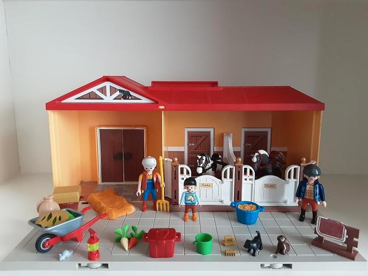 PLaymobil meeneem manège, Kinderen en Baby's, Speelgoed | Playmobil, Zo goed als nieuw, Complete set, Ophalen of Verzenden