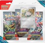 Pokémon Twilight Masquerade: 3-Pack Blister - Snorlax, Ophalen of Verzenden, Nieuw, Booster