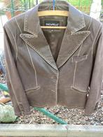 Veste en cuir marron taille 42, Enlèvement, Brun