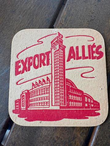 Export Alliés bierviltje, Enlèvement ou Envoi