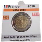 FRANCE 2 euros Championnat d'Europe UEFA 2016, 2 euros, Envoi, Monnaie en vrac, France