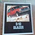 1984  CHEVY  TRUCKS  S-10  BLAZER, Boeken, Auto's | Folders en Tijdschriften, Ophalen of Verzenden, Nieuw, Chevrolet