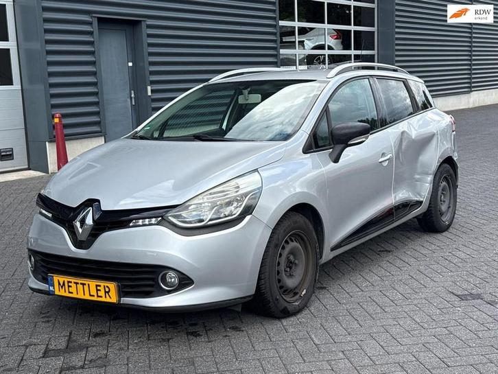 Renault Clio Estate 0.9 TCe Expression, airco, navigatie, cr, Auto diversen, Ongevalwagen, Renault, Handgeschakeld, Benzine, Break