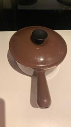 Le creuset steelpannetje 18cm, Huis en Inrichting, Ophalen, Zo goed als nieuw, Gietijzer