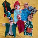 Retro handpoppen poppenkastpoppen, Kinderen en Baby's, Speelgoed | Poppen, Ophalen of Verzenden, Zo goed als nieuw