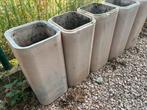 4 stenen schouwpotten, Huis en Inrichting, Haarden, Ophalen, Gebruikt
