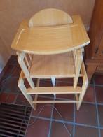 houten kinderstoel + tafel, Ophalen, Gebruikt, Overige typen, Afneembaar eetblad