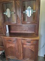 Vintage kast, Ophalen, Gebruikt, 100 tot 150 cm, Eikenhout