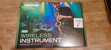 Shure BLX Wireless Instrument avec micro PGA98H, Enlèvement ou Envoi, Comme neuf, Micro pour instrument, Sans fil