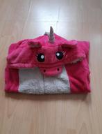 Roze onesie unicorn - maat 122/128, Nacht- of Onderkleding, Meisje, Ophalen of Verzenden, Zo goed als nieuw