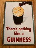 Metalen bord there’s nothing like guinness retro 20 x 30 cm, Ophalen of Verzenden, Nieuw