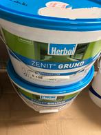 Herbol zenit grondverf voor binnenmuren lichtgrijs 12,5liter, Ophalen, Nieuw, Acrylverf